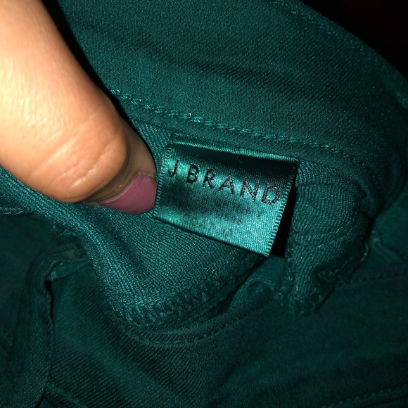 J Brand Indigo Green Wax Jeans - Picture 6 of 8